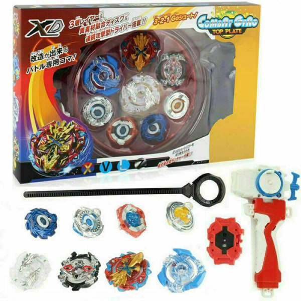 4x Boxed Beyblade Burst Set Arena Metal Fight Battle+ Launcher Red