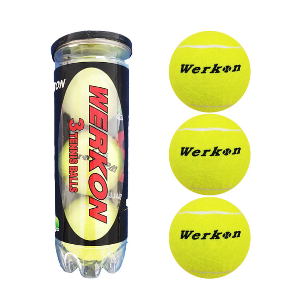 Tennis med hög elasticitet och slitstark tävlingsträningsull förseglad och trycksatt burk