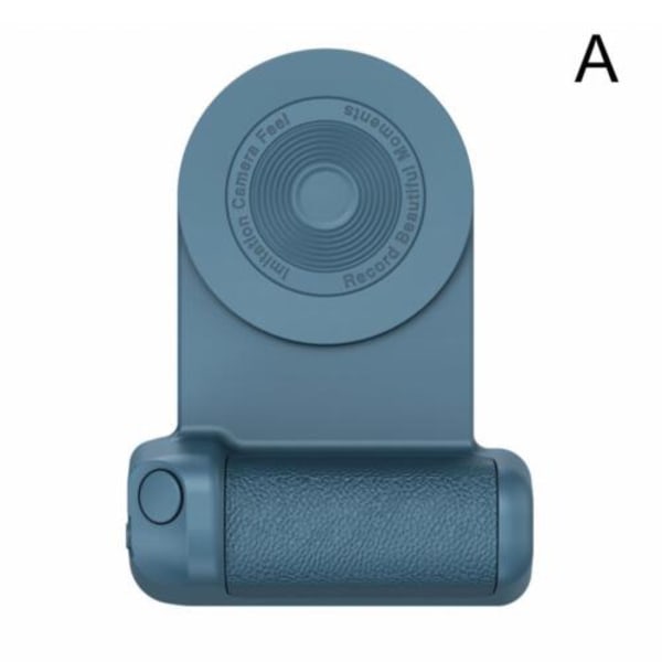 Bluetooth Telefon Kamera Slutare Hand Grip Hållare För Mobiltelefon Blue