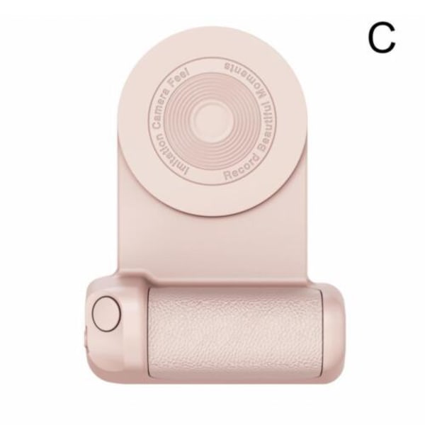 Bluetooth Telefon Kamera Slutare Hand Grip Hållare För Mobiltelefon pink