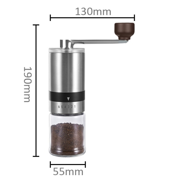 Manuell kaffekvarn, manuell kaffekvarn mini portabel kaffemaskinskvarn