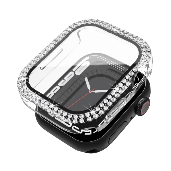 Smart Watch Case (3-pack) Case Kompatibel med Apple Watch (för iwatch Series 8/7)