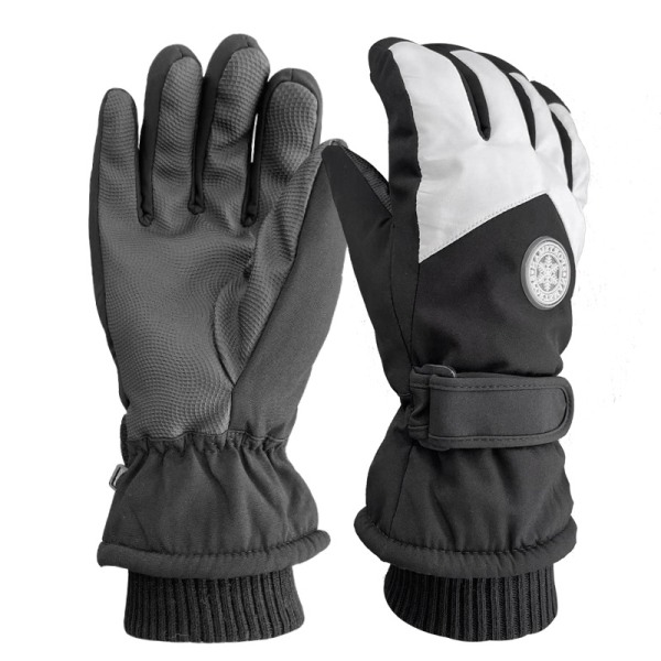 Skidhandskar frostskyddsuppvärmda handskar vintervattentäta pekskärmshandskar