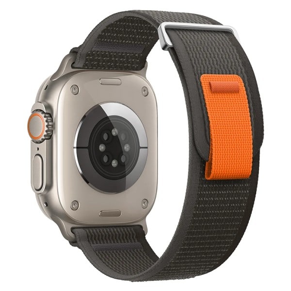 Trail Loop-rem för Apple Watch-band 44 mm 40 mm 45 mm 41 mm 42 44 45 mm Sportarmband iwatch Ultra 2 49 mm serie 9 8 se 7 6 5 4 3 black gray 01 49mm 45mm 44mm 42mm