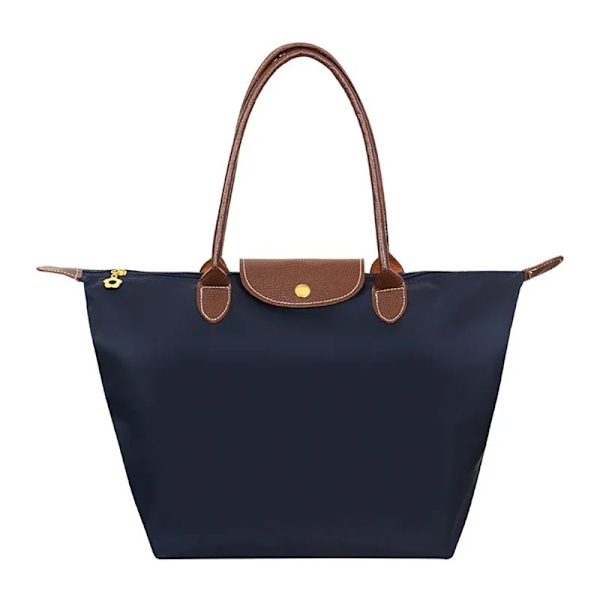 Mammavesker Nylon Shopping Oxford-stoff En skulder Sammenleggbar oppbevaring Firkantet Vanntett Strand Babypleie Veske Håndveske Til mamma Gaver Khaki-S