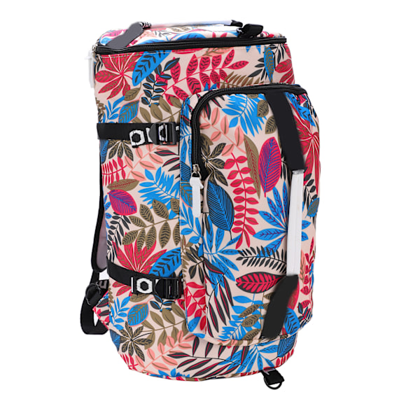 Tryckt Ryggsäck Polyester Stor Kapacitet Multifunktionell Friluftsliv Resväska Färg Lönnlöv 1.5