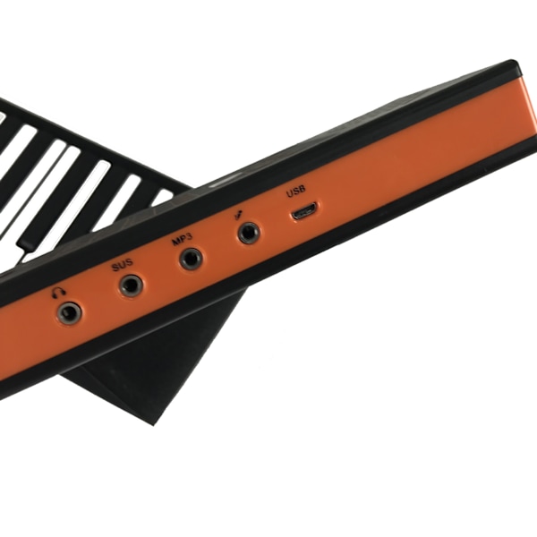 Bärbar tangentbordspiano med väska Handtangentbord Rullbart tangentbordspiano Vikbart tangentbord Elektroniskt tangentbord Musiktangentbord Barnpiano
