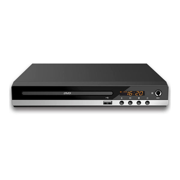 1080p DVD-spelare All Region Gratis DVD CD USB -spelare med HDMI AV RCA-utgångskabel