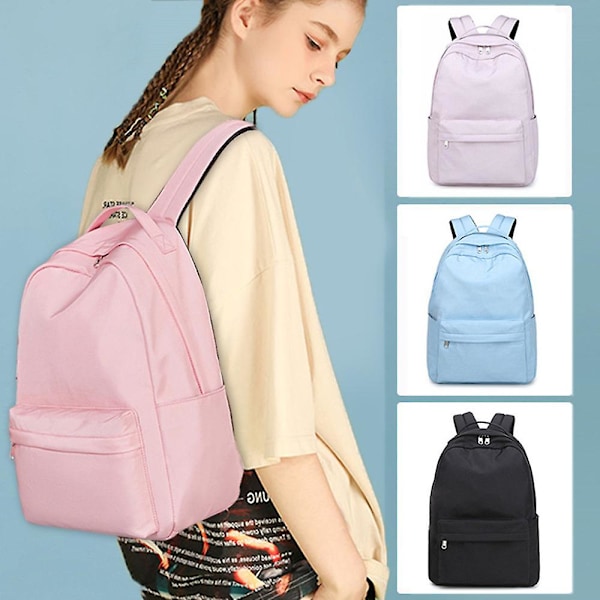 Skoletasker, Store Børne Skoletasker Rygsæk, Børn Teenagere Drenge Piger Bogtasker Grundskole Sekundærskole Højere Uddannelse Casual Daypack Black