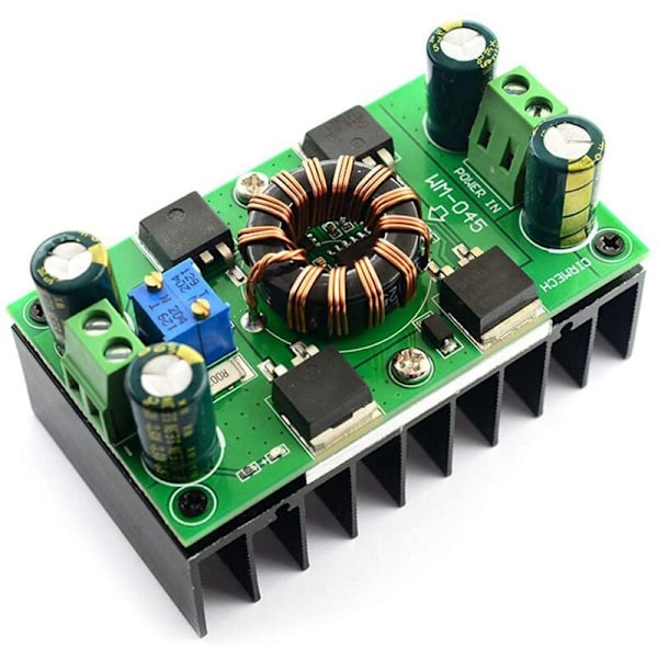 Automatisk Boost Buck-omvandlare, 5A (Max 10A) DC 5V-30V till 1,25-30V Spänningsregulator Konstant Spänning Konstant Ström