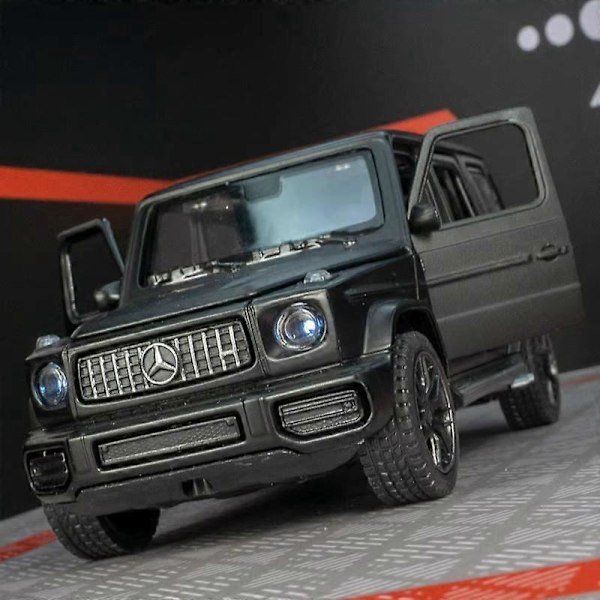 1:32 s G63 G65 SUV Legetøjsbil i Metal med Støbte Detaljer Off-Road Køretøj Simuleret Lyd og Lys Samling Børnegave white
