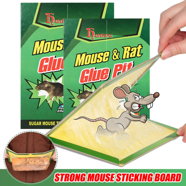 5/10 st Råttmöss Mus Bug Snare Lim Sticky Board 5pcs