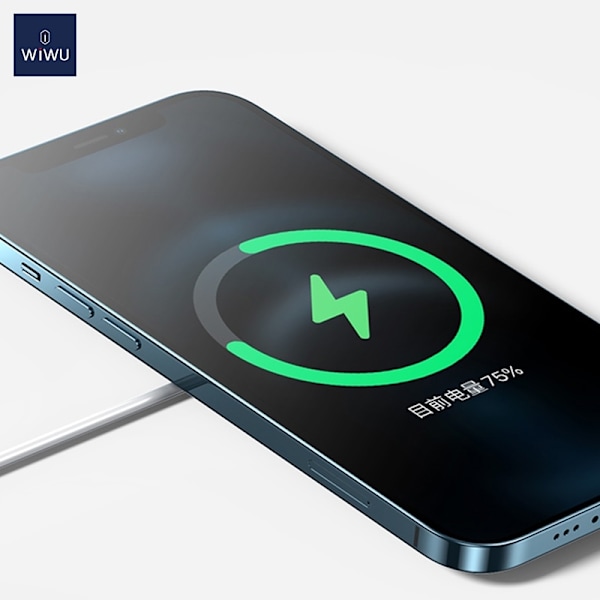 15W MagSafe-kompatibel Trådlös laddare Snabbladdning WIWU Vit