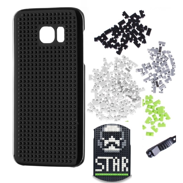 Samsung Galaxy S7 Edge - Building Blocks Plastskal - StarWars Svart