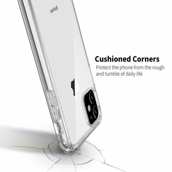 iPhone XR - Bumper Ekstra stødsikker, tyndt blødt cover Transparent