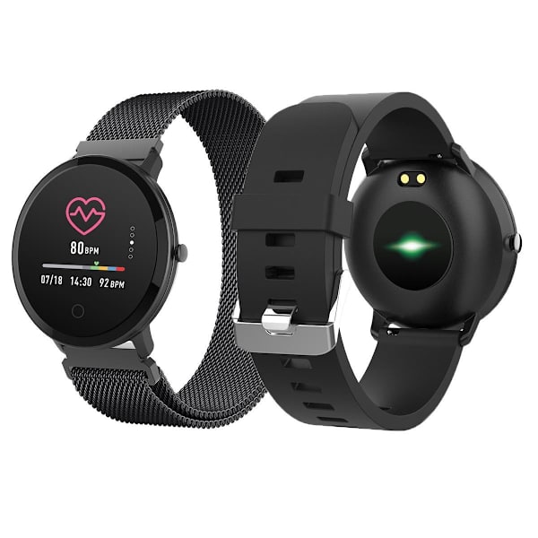 FOREVER Smartwatch ForeVive SB-320 med ekstra rem - sort Black