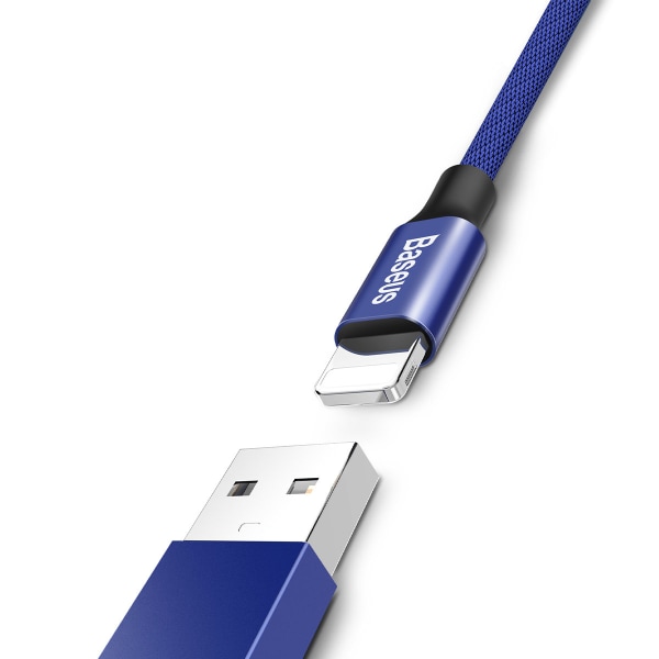 iPhone Hurtig opladning Lightning kabel til iPhone / iPad - 120cm Blue