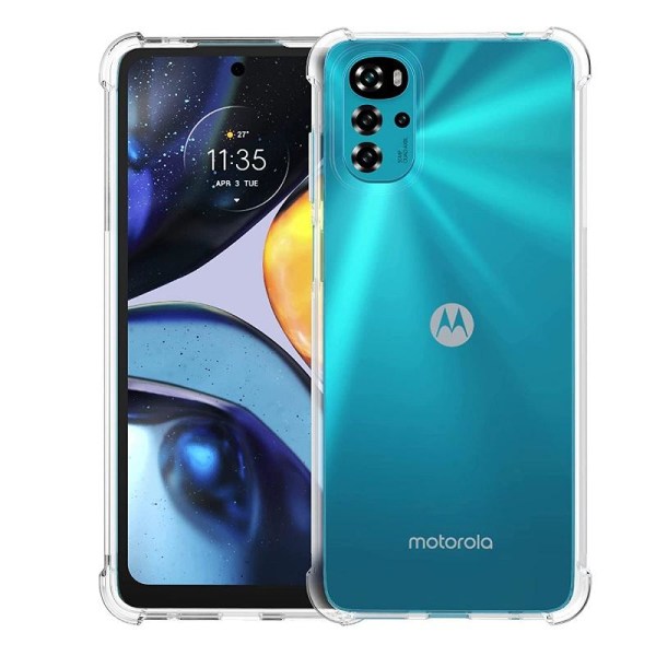 Motorola Moto G22 4G -Bumper Extra Stöttåligt Slim Skal Transparent