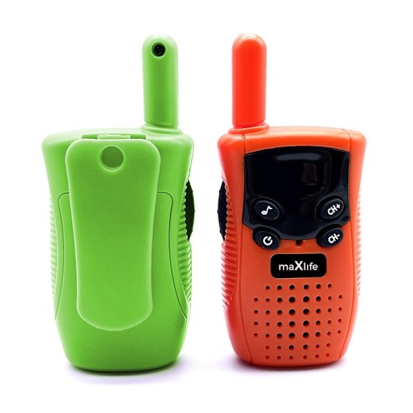 Maxlife MXWT-100 walkie-talkie set för barn orange-grön Multicolor