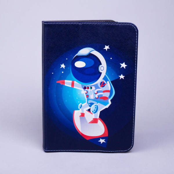 Universal Flip Case til 7"-8" tablets - Cosmonaut Multicolor