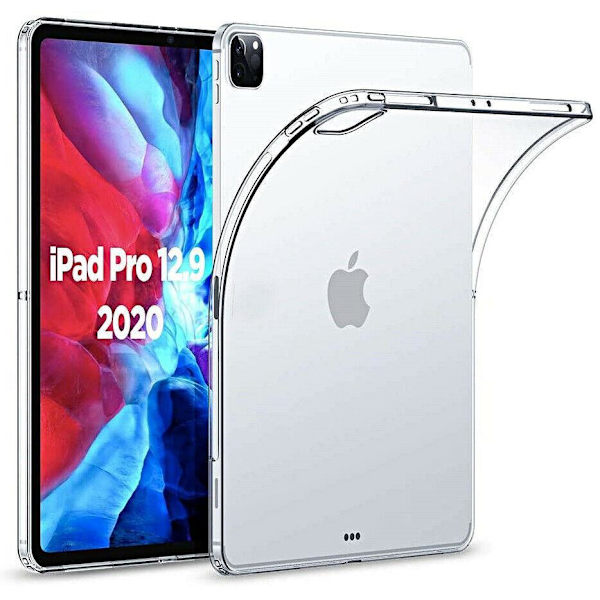 iPad Pro 12,9" (2020) - Pehmeä TPU-suojus - Läpinäkyvä Transparent