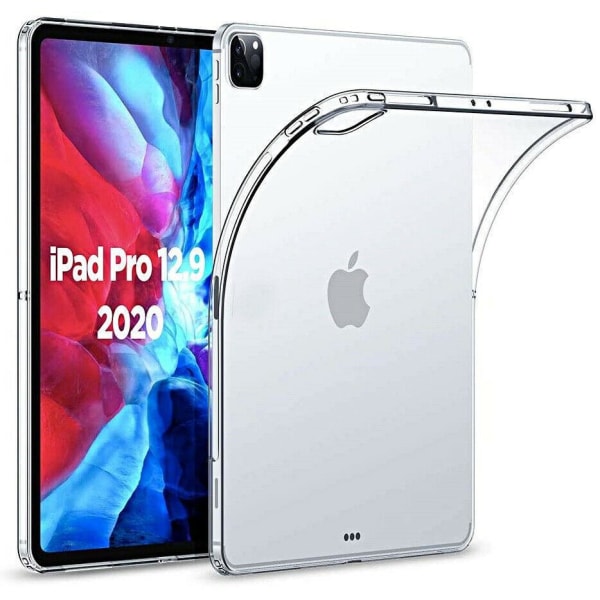 iPad Pro 12.9" (2020) - Blødt TPU-cover - Gennemsigtig Transparent