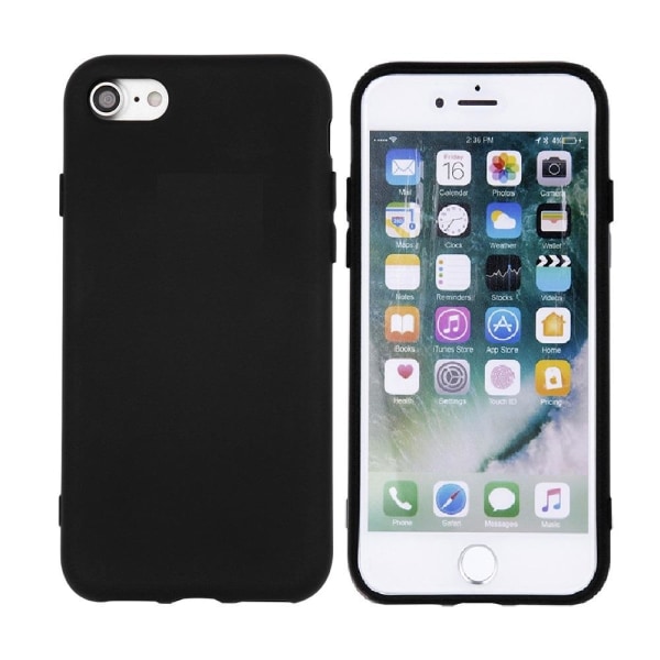 iPhone 6 Plus / 6s Plus - Matt TPU Mjuk Skal - Svart Svart