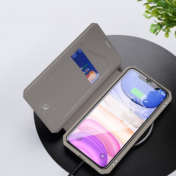 iPhone 11 Pro MAX -  Dux Skin X Bookcase Fodralplånbok - Guld Gold