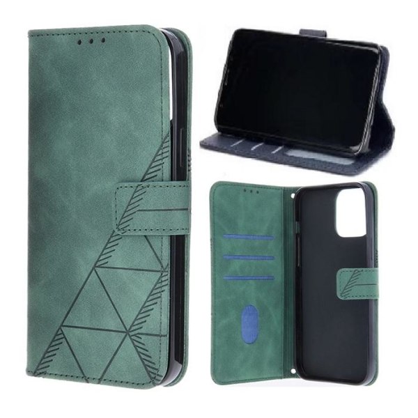 iPhone 14 Pro Max - Smart Trendy Mobilplånbok - Grön Grön