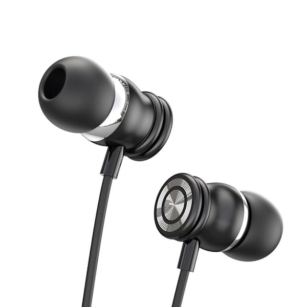 USB-C In-Ear Hörlurar med Mikrofon iPhone 15,16 /Samsung /Android - Svart Black