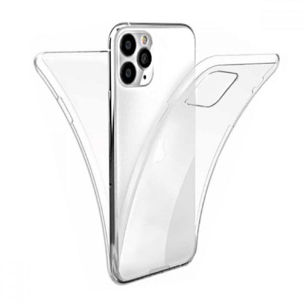 iPhone 13 PRO Max - 360 Full Body Transparent Gel Cover Transparent