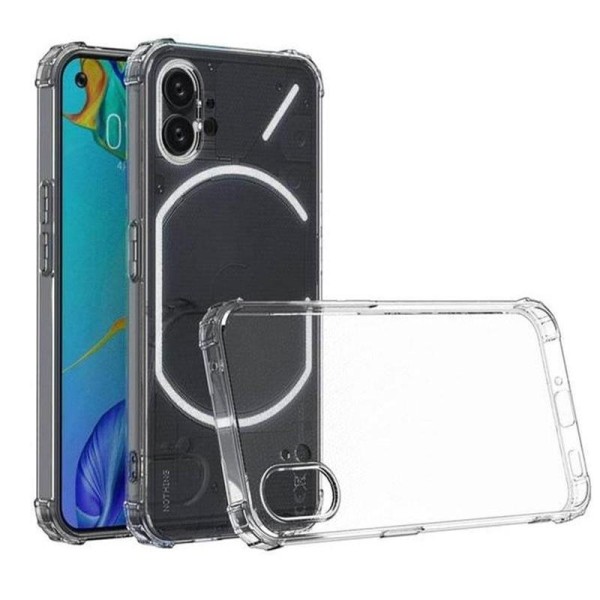 Nothing Phone 2 - Bumper Extra Shock Resistant Slim Soft Cover Transparent
