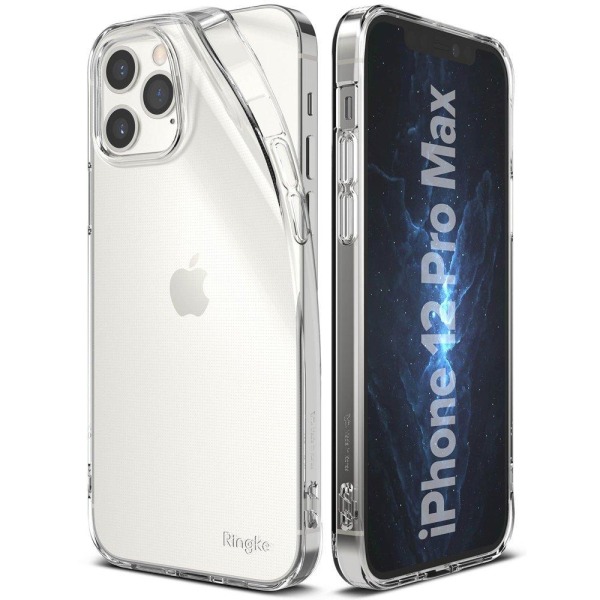 iPhone 12 PRO MAX -Ringke Air UltraThin Gel TPU Skal Transparent Transparent