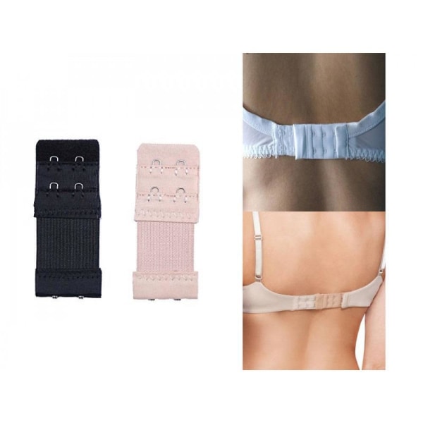 3-PACK Bh förlängare / Save A Bra Mjuk behåförlängare Multicolor
