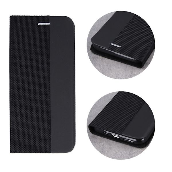 iPhone 11 Pro Max - Smart Senso Fodral Mobilplånbok - Svart Black