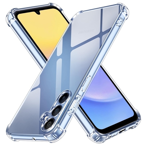 Samsung Galaxy A16 / A16 5G - Bumper Extra Stöttåligt Mjuk Skal Transparent