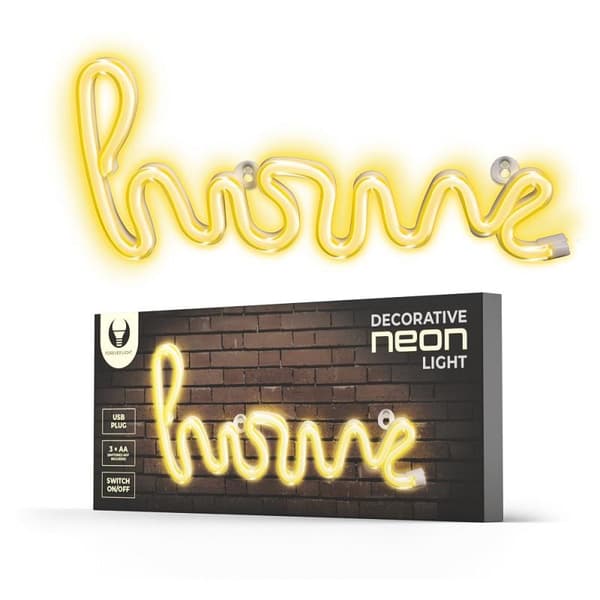 Neon LED HOME Batteri + USB Forever Light varm vit Varm vit