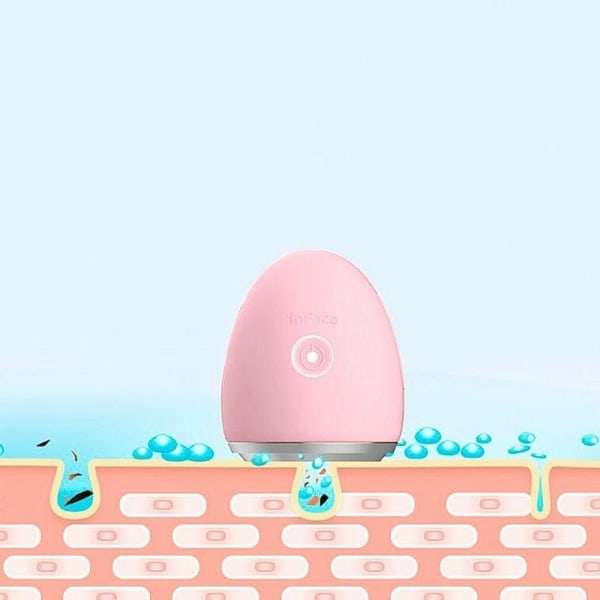 Xiaomi InFace ION facial massageapparat, hudrengöring - Rosa Rosa
