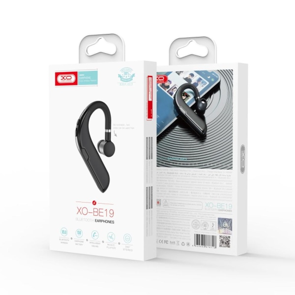 XO BE19 Bluetooth 5.0 in-ear headset / Handsfree Svart Svart