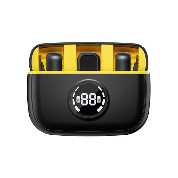2i1 trådlös Minimikrofon Lighting + USB-C-kontakt, brusreducering WIWU-WM003 Svart