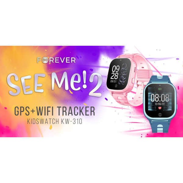 Forever See Me GPS WiFi-älykello lapsille KW-310 - vaaleanpunainen Pink