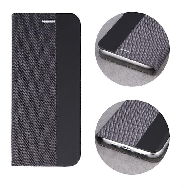 Xiaomi Redmi Note 7 - Smart Senso Mobilplånbok - Grå/Svart Black