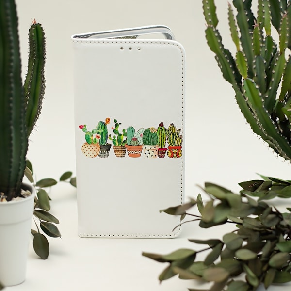 Xiaomi Redmi 12c - Smart Trendy Mobilplånbok Cactus multifärg