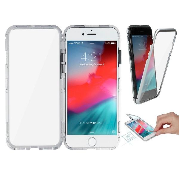 iPhone 11 Pro Max - Magnetic Full Glass 360 / Bumper Cover Transparent