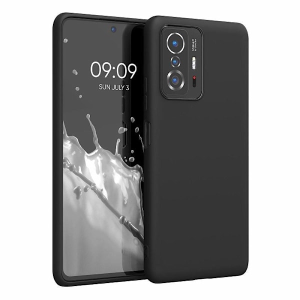 Xiaomi 11T / 11T Pro 5G - Matt TPU Mjuk Skal - Svart Black