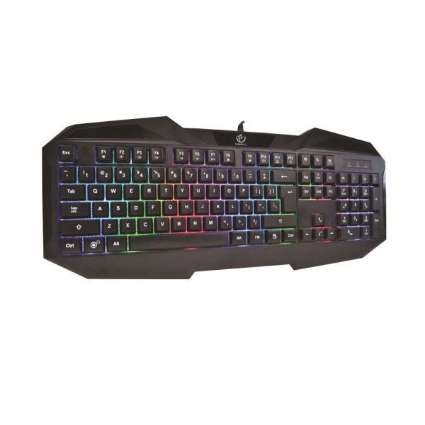 Rebeltec Patrol Baggrundsbelyst Keyboard - Sort Black