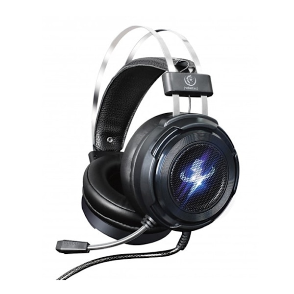 Rebltec Over-Ear Spelhörlurar LED-ljus 7.1 Stereo Trådbundna Med Mikrofon Black