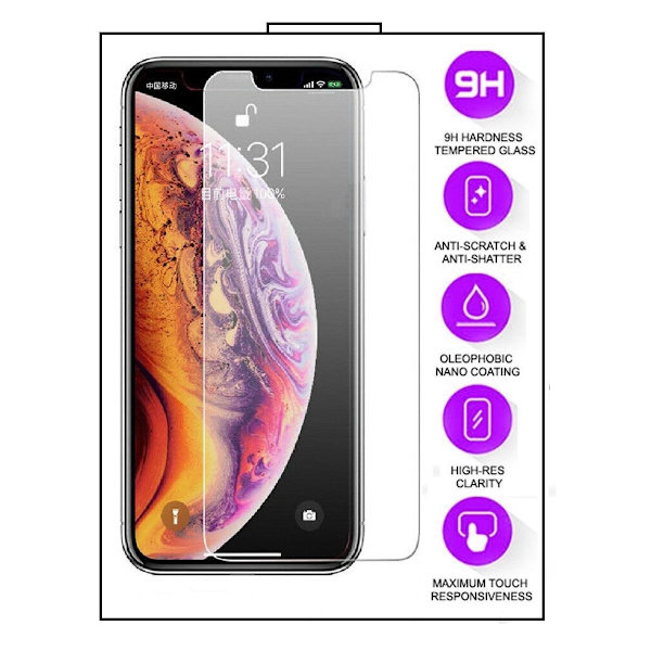 2-Pack - Motorola Moto G7 Power - Härdat Glas Displayskydd Transparent