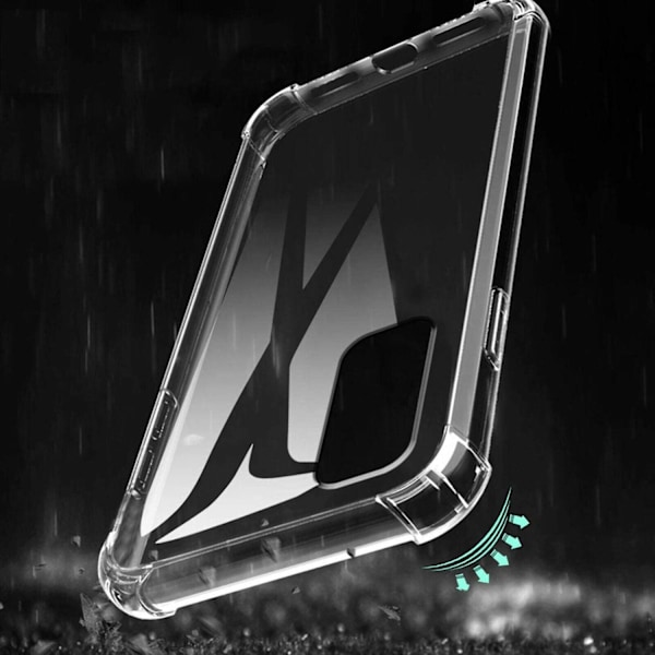 Samsung Galaxy A41 - Bumper Extra Stöttåligt Slim Mjuk Skal Transparent