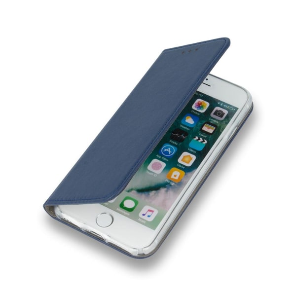 iPhone 14 Pro - Smart Magnetic Mobilplånbok - Marinblå Marinblå